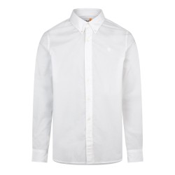 риза,с,дълъг,ръкав,timberland,long,sleeve,stretch,poplin,shirt,white