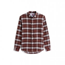 мъжки,ризи,tommy,jeans,tj,flannel,shirt,sn54,rich,brown