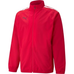 Мъжко яке Puma Teamliga Sideline Jacket Tracksuit Top Mens - Red/White мъжко,яке,футбол,футболни,анцузи,puma,teamliga,sideline,jacket,tracksuit,top,mens,red,white