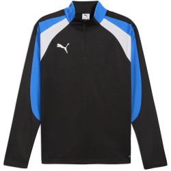 Горнище с цип Puma Mens Individualliga Quarter Zip Drill Top - Black/Wh горнище,с,цип,футбол,футболни,горнища,puma,men,s,individualliga,quarter,zip,drill,top,black,wh