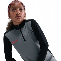 Nike Academy Drill Top Juniors - Grey/Black дрехи,за,училище,разпродажба,nike,ученическо,облекло,детски,3/4,панталони,детски,горнища,с,цип,облекла,с,футболна,тема,футболни,горнища,всичко,за,футбола,н