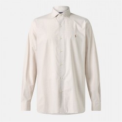 облекла,на,разпродажба,мъжки,ризи,polo,ralph,lauren,men's,poplin,check,long,sleeve,patterned,shirt,coastal,beige