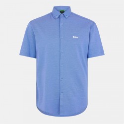 риза,с,къс,ръкав,облекла,на,разпродажба,мъжки,ризи,boss,short,sleeve,shirt,open,blue