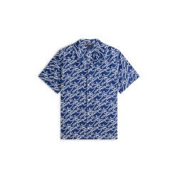 риза,с,къс,ръкав,мъжки,ризи,tommy,hilfiger,men,s,patterned,short,sleeve,shirt,preppy,navy,aop