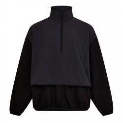 облекла,на,разпродажба,мъжки,ежедневни,облекла,мъжки,горнища,с,качулка,fear,of,god,essentials,men's,1,4,zip,fleece,black