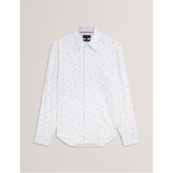 ted,baker,ted,ls,floral,shirt,sn61,white