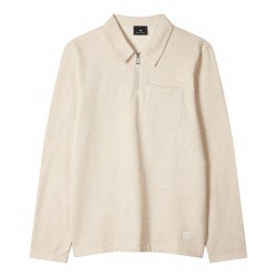 мъжки,горнища,с,качулка,ps,paul,smith,men,s,1,4,zip,fleece,white,02