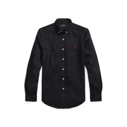 Риза с дълъг ръкав Polo Ralph Lauren Linen Long Sleeve Shirt - Polo Black риза,с,дълъг,ръкав,мъжки,ризи,polo,ralph,lauren,linen,long,sleeve,shirt,polo,black
