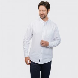 риза,с,дълъг,ръкав,мъжки,ризи,howick,howick,long,sleeve,oxford,shirt,white