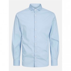 Jack and Jones Stretch Shirt Junior Boys - Cashmere Blue детски,ризи,детски,3/4,панталони,jack,and,jones,stretch,shirt,junior,boys,cashmere,blue