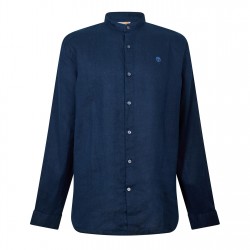 облекла,на,разпродажба,мъжки,ризи,timberland,timberland,mill,brook,linen,korean,collar,shir,dark,sapphire