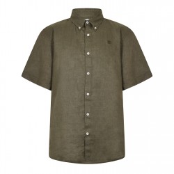 риза,с,къс,ръкав,облекла,на,разпродажба,мъжки,ризи,timberland,timberland,mill,brook,linen,short,sleeve,shirt,leaf,green