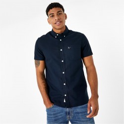 риза,с,къс,ръкав,мъжки,ризи,jack,wills,stableton,short,sleeve,oxford,shirt,navy