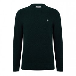 пуловер,мъжки,пуловери,jack,wills,stitch,crew,neck,jumper,evergreen,marl