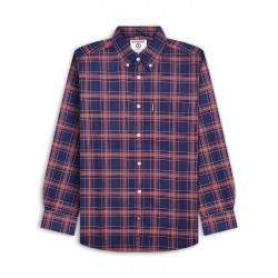 облекла,на,разпродажба,lambretta,sleeve,check,shirt,navy,red