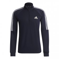 мъжко,горнище,с,цип,футболни,горнища,adidas,sereno,long,sleeve,zip,top,mens,navy,white
