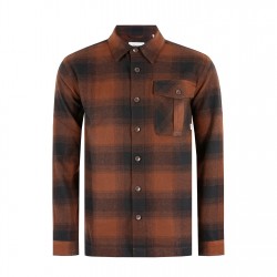 облекла,на,разпродажба,разпродажба,firetrap,firetrap,check,shirt,mens,tan,check