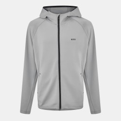 Суичър Boss Mens Sicon Active Moisture-Managing Hoodie - Dark Grey суичър,boss,men,s,sicon,active,moisture,managing,hoodie,dark,grey
