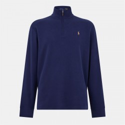 поларена,блуза,мъжки,ежедневни,облекла,мъжки,горнища,с,качулка,polo,ralph,lauren,estate,fleece,quarter,zip,sweater,cruise,navy