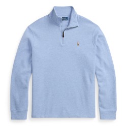 поларена,блуза,мъжки,горнища,с,качулка,polo,ralph,lauren,estate,fleece,quarter,zip,sweater,isle,heather