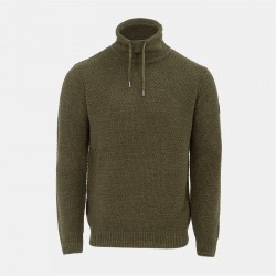 пуловер,мъжки,пуловери,firetrap,firetrap,cowl,neck,jumper,men,khaki