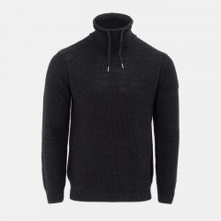 пуловер,мъжки,пуловери,firetrap,firetrap,cowl,neck,jumper,men,navy