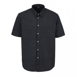мъжки,летен,каталог,fabric,short,sleeve,poplin,shirt,black,geo