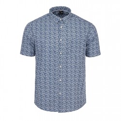 мъжки,летен,каталог,fabric,short,sleeve,poplin,shirt,blue,floral