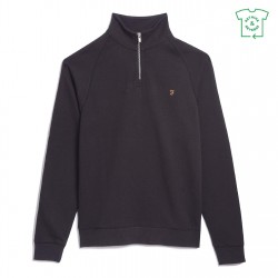 пуловер,мъжки,туристически,полари,farah,jim,zip,jumper,black