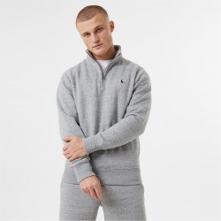 jack,wills,barchester,quarter,zip,sweatshirt,grey,marl