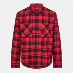 облекла,на,разпродажба,мъжки,ризи,off,white,check,shirt,red,black