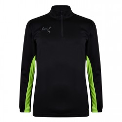 горнище,с,цип,разпродажба,puma,облекла,с,футболна,тема,футболни,горнища,puma,quarter,zip,top,black,yellow