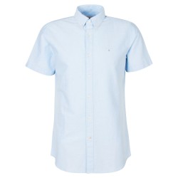 Риза с къс ръкав Barbour Oxford Short Sleeve Tailored Shirt - Sky BL32 риза,с,къс,ръкав,мъжки,ризи,barbour,oxford,short,sleeve,tailored,shirt,sky,bl32