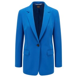 дамско,сако,дамски,якета,и,палта,boss,women,s,jocalua8,tailored,blazer,open,blue