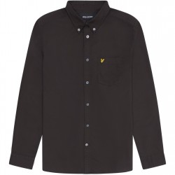облекла,на,разпродажба,мъжки,ризи,lyle,and,scott,oxford,shirt,gunmetal,w635