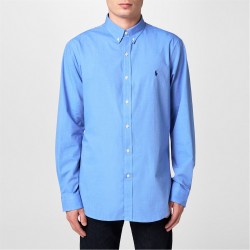 мъжки,ризи,polo,ralph,lauren,logo,poplin,shirt,blue,end,on,end