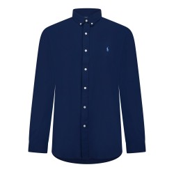 Polo Ralph Lauren Mens Slim Fit Poplin Long-Sleeve Shirt - Newport Navy мъжки,ризи,polo,ralph,lauren,men,s,slim,fit,poplin,long,sleeve,shirt,newport,navy