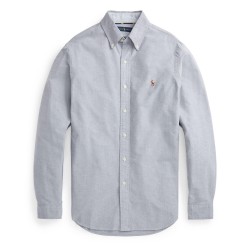 Риза с дълъг ръкав Polo Ralph Lauren Mens Slim Fit Oxford Long Sleeve Shirt - Slate риза,с,дълъг,ръкав,мъжки,ризи,polo,ralph,lauren,men,s,slim,fit,oxford,long,sleeve,shirt,slate