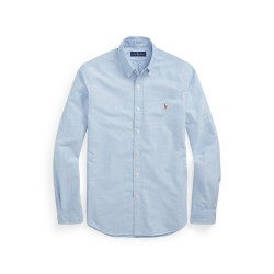Риза с дълъг ръкав Polo Ralph Lauren Mens Slim Fit Oxford Long Sleeve Shirt - Blue риза,с,дълъг,ръкав,мъжки,ризи,polo,ralph,lauren,men,s,slim,fit,oxford,long,sleeve,shirt,blue