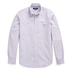 Риза с дълъг ръкав Polo Ralph Lauren Mens Slim Fit Oxford Long Sleeve Shirt - Thistle риза,с,дълъг,ръкав,мъжки,ризи,polo,ralph,lauren,men,s,slim,fit,oxford,long,sleeve,shirt,thistle
