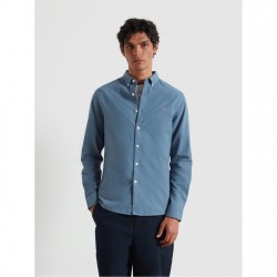 риза,с,дълъг,ръкав,облекла,на,разпродажба,farah,oxford,long,sleeve,shirt,chalk,blue,413