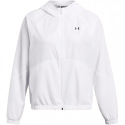 разпродажба,under,armour,дамски,жилетки,under,armour,women's,rival,sport,water,resistant,wind,resistant,long,sleeve,hooded,oversized,fit,windbreaker,white,