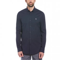 облекла,на,разпродажба,мъжки,ризи,original,penguin,ecovero,oxford,shirt,dark,sapphire