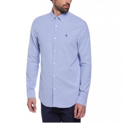 облекла,на,разпродажба,мъжки,ризи,original,penguin,ecovero,oxford,shirt,amparo,blue