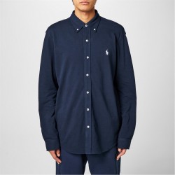 мъжки,ризи,polo,ralph,lauren,pique,logo,shirt,aviator,navy