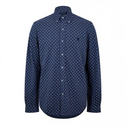 риза,облекла,на,разпродажба,мъжки,ризи,polo,ralph,lauren,men's,slim,fit,button,down,plain,shirt,mini,paisley