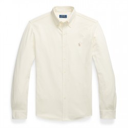 Риза Polo Ralph Lauren Men's Slim Fit Button-Down Plain Shirt - Parchment Cream риза,облекла,на,разпродажба,мъжки,ризи,polo,ralph,lauren,men's,slim,fit,button,down,plain,shirt,parchment,cream