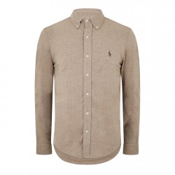 риза,облекла,на,разпродажба,мъжки,ризи,polo,ralph,lauren,men's,slim,fit,button,down,plain,shirt,adirondack,htr