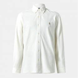 риза,облекла,на,разпродажба,мъжки,ризи,polo,ralph,lauren,men's,slim,fit,button,down,plain,shirt,pale,cream