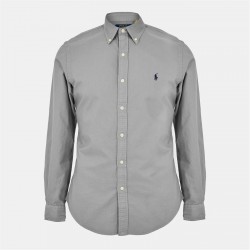 риза,с,дълъг,ръкав,облекла,на,разпродажба,мъжки,ризи,polo,ralph,lauren,mens,slim,fit,oxford,long,sleeve,shirt,perfect,grey